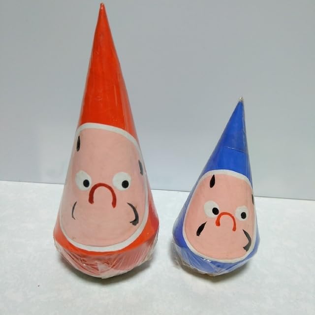 古玩 秋田県 郷土玩具 八橋人形 道川トモ 狛獅子（狛犬）縁起物 魔除け